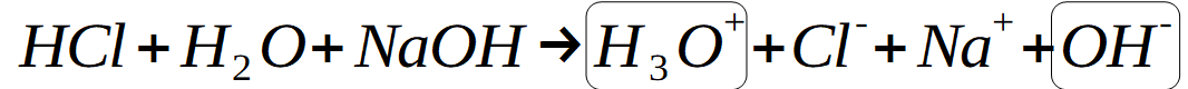 Neutralisation: équation