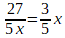 Equation à résoudre