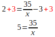 Equation étape 2