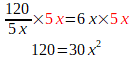 Equation étape 2